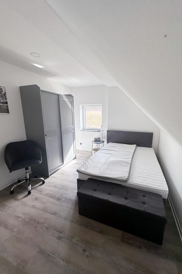 Helles Schlafzimmer im HT Appartement Nr. 4